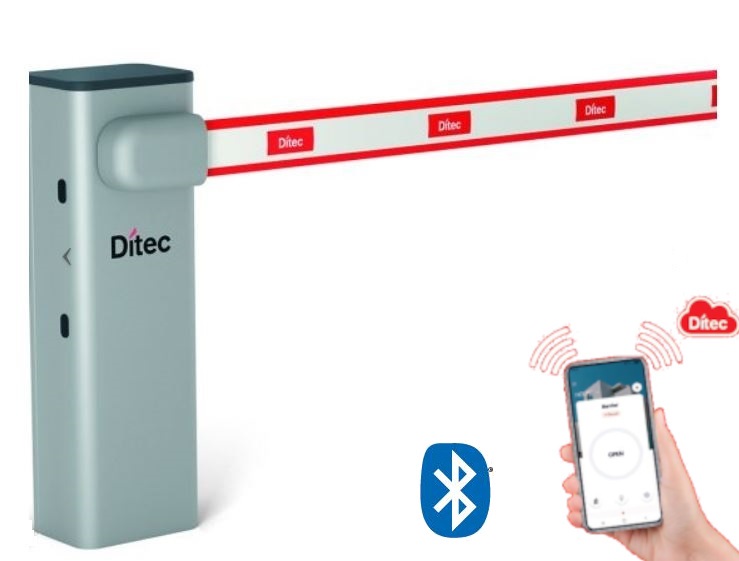 4m-es kar, 2.5sec, 320 nyit�s/�ra, bluetooth App., Ditec SPID42SP